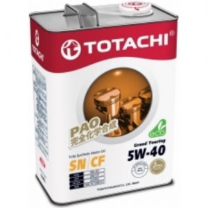 TOTACHI Gasoline Grand Touring Fully Synthetic SN 5W-40